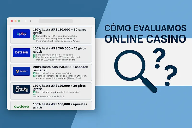 Cómo evaluamos online casino