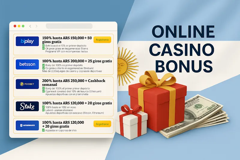 Online casino bonus - bonos populares 2025